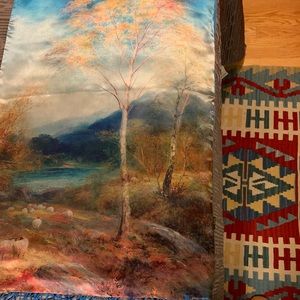 🌺Shawl 100% Silk in Beautiful Multi Colors NEW